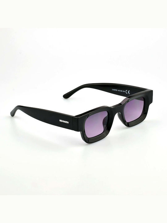 Red Raven Casper Men's Sunglasses with Purple Plastic Frame and Purple Lens rd-000070-DEEPPURPLE-53047191634254
