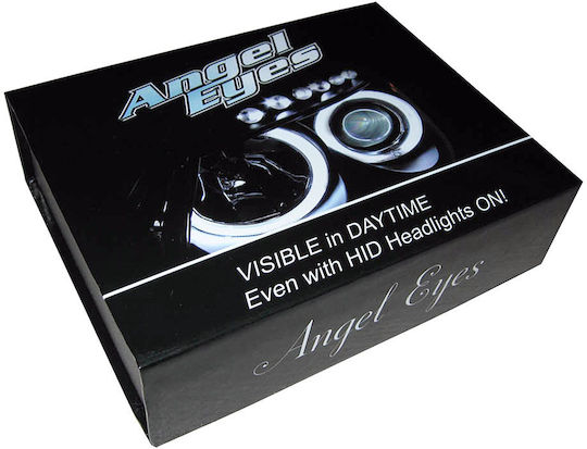Car Headlight Angel Eyes Rings 12V BMW E36 / E39 / E46 White Color 1pcs