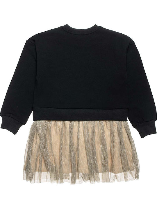 Children's Dress Sweatshirt Long Sleeve Black
