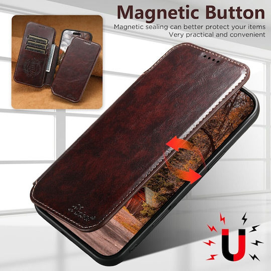 SUTENI Book Brown (iPhone 17 Pro Max)