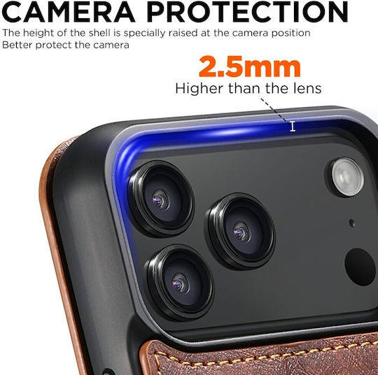 SUTENI Book Brown (iPhone 17 Pro Max)