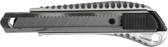 Cutter 18 mm Kraft&dele Lamă Retractabilă din Oțel Carbon Corp din Aluminiu Cauciuc pe Spate
