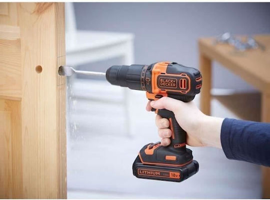 Black & Decker Κρουστικό Δραπανοκατσάβιδο Μπαταρίας 18V