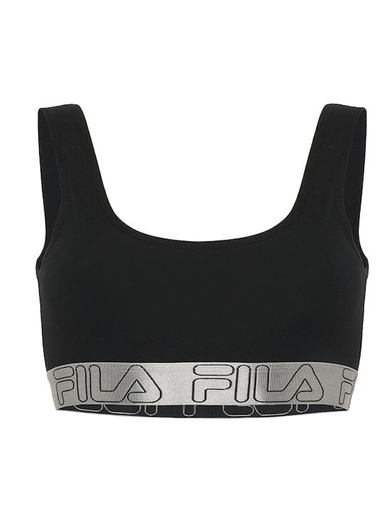 FILA Women's Bra without Padding Black