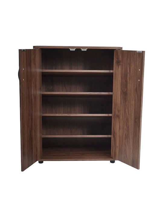 Wooden Shoe Organizer Brown 60x30x83.5cm