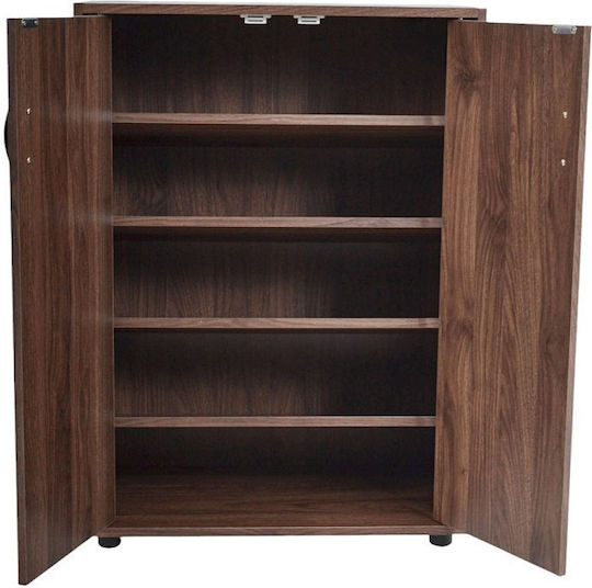 Wooden Shoe Organizer Brown 60x30x83.5cm