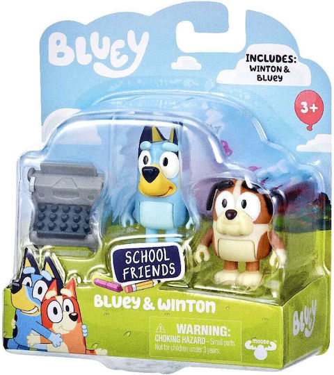 Moose Toys Παιχνίδι Μινιατούρα Bluey για 3+ Ετών (Διάφορα Σχέδια)