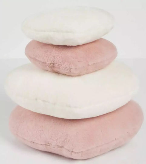 Das Home Sofa Cushion 2296 Made of White Furry 25x33cm
