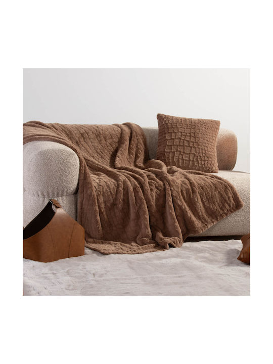 Nef-Nef Homeware Sofa Cushion Home Velvet Mocca 45x45cm