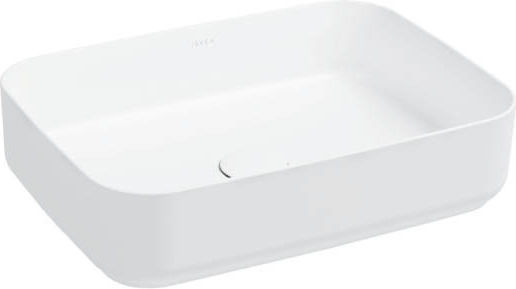 Isvea Infinity Επικαθήμενος Νιπτήρας Πορσελάνης 50x36x12.5cm Λευκός