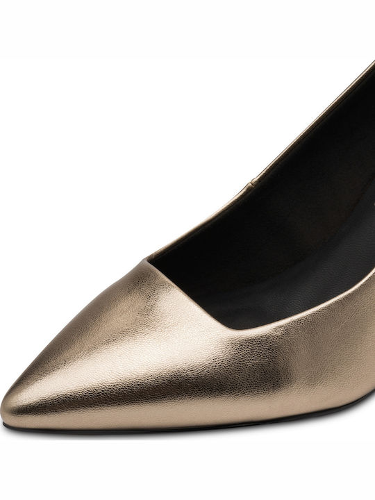 Pumps mit mittelhohem Absatz Goldene