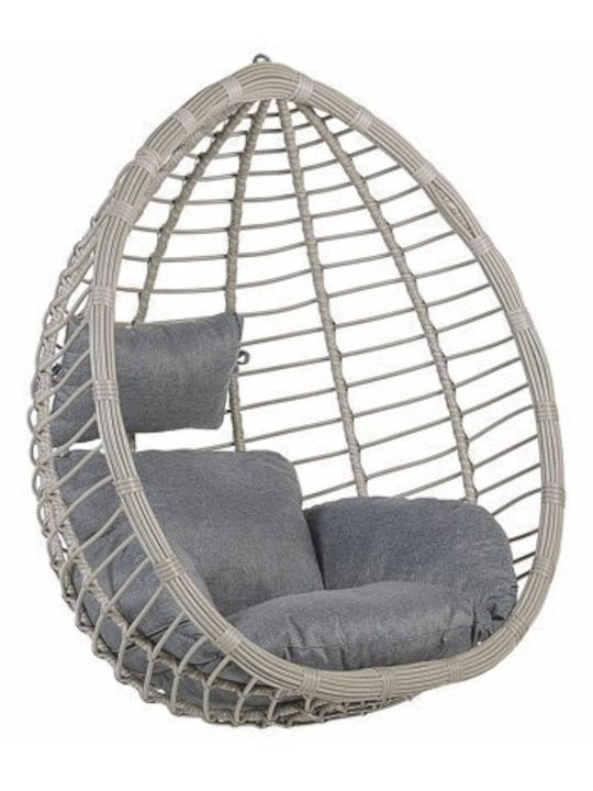 Berwyn 1913 Schaukelstuhl mit Basis Kunststoff L106xB74xH116cm Gray