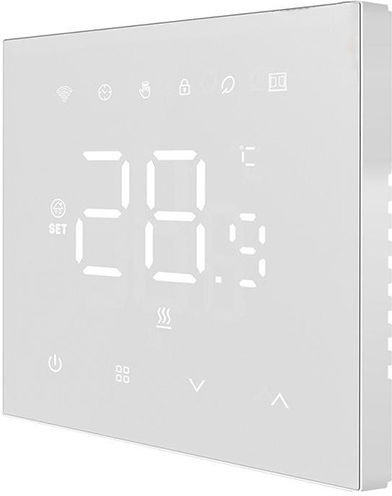Avatto WT410-16A-W Ψηφιακός Χωνευτός Θερμοστάτης Χώρου Smart με Οθόνη Αφής και Wi-Fi