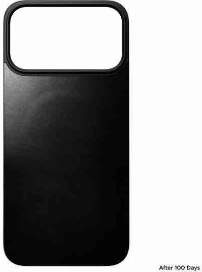 Nomad Magnetic Leather Back Skin for iPhone 17 Pro Horween Black