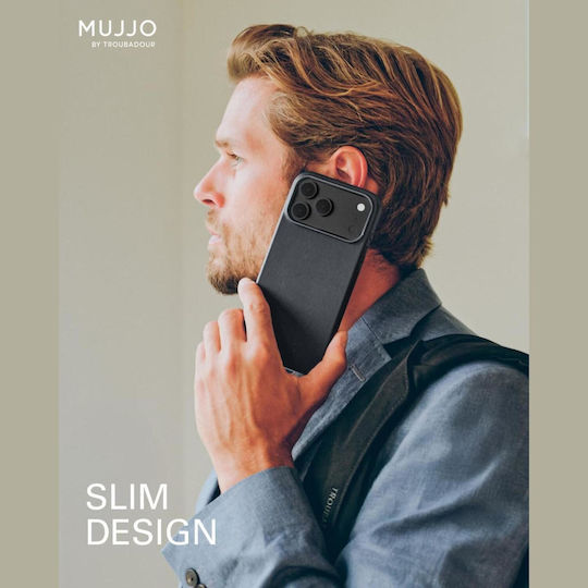 Mujjo Full Umschlag Rückseite Leder 1mm (iPhone 17 Pro Max)