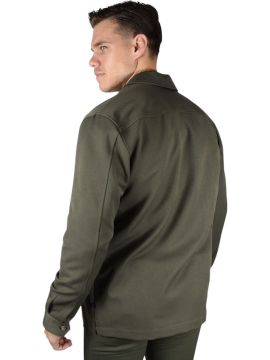 Overshirt Cu mânecă lungă Cămașă Khaki