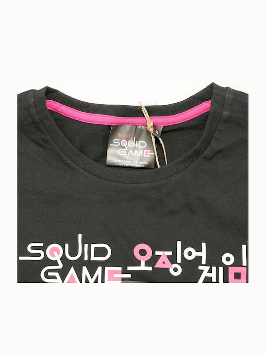 Squid Game Men's Short-Sleeve T-Shirt Hy35021 Black