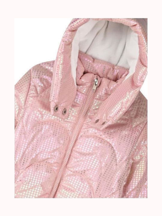 Kids' Casual Jacket with Hood Pink