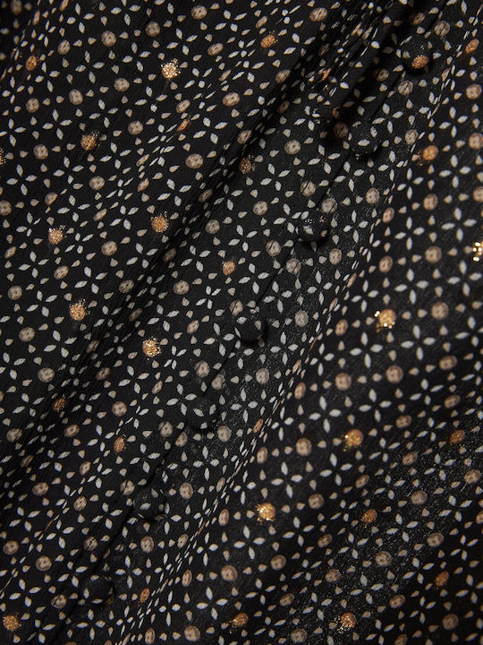Mini Shirt Dress Black