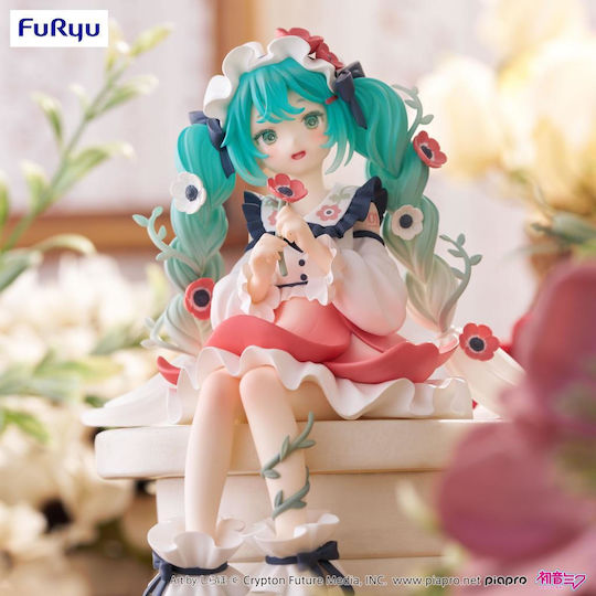 Hatsune Miku Flower Fairy Anemone Statue Noodle Stopper 14cm