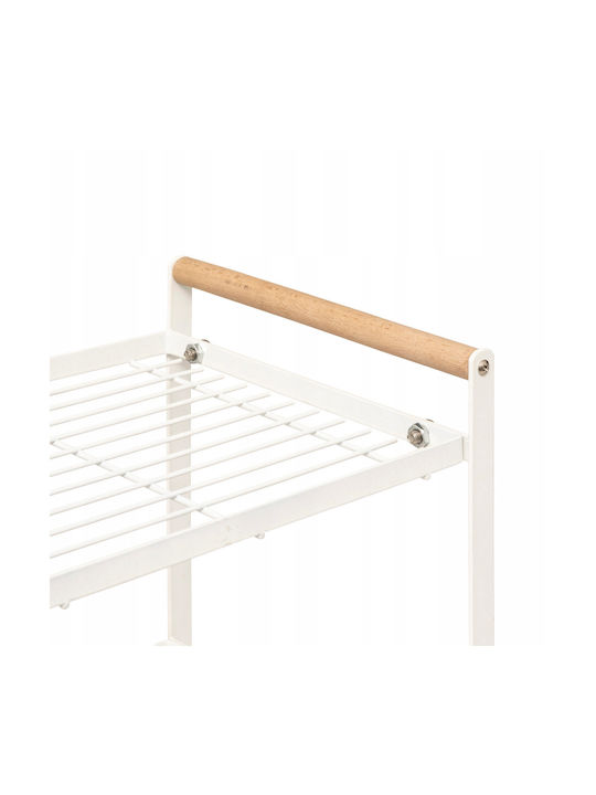 5Five Επιτραπέζια Βάση Balm Μεταλλική 42x21x37.5εκ. Λευκή