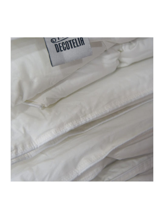 Decotelia Bettdecke Großes Doppelbett Daunen 220x240cm White 300 GSMGsm