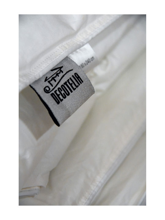 Decotelia Bettdecke Großes Doppelbett Daunen 220x240cm White 300 GSMGsm