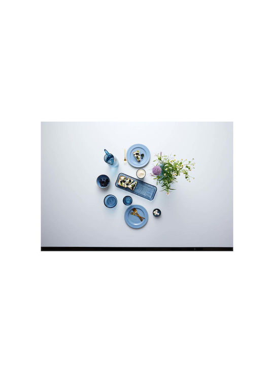 Bitz Set Gläser Kaffee/Freddo / Wasser aus Glas in Blau Farbe 380ml 4Stück