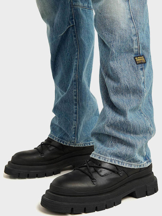 Contor Men's Jeans Pants Cargo with Regular Fit Medium Aged Denim