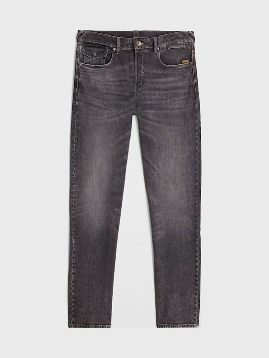Ανδρικό Παντελόνι Τζιν με Regular Tapered Εφαρμογή Grey