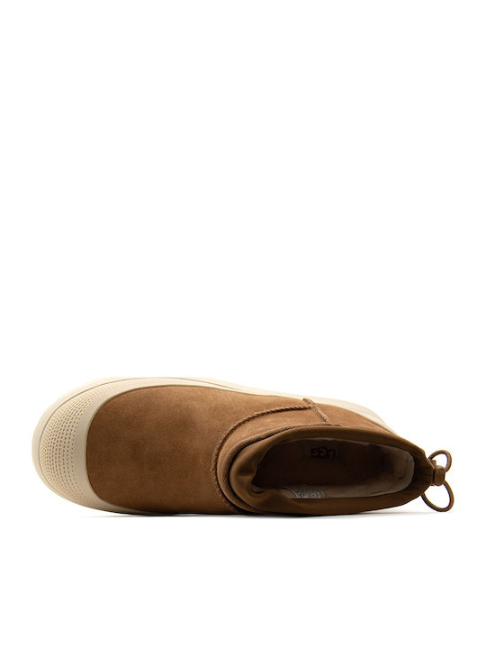 Ultra Mini Weather Hybrid Suede Brown Men's Boots Waterproof