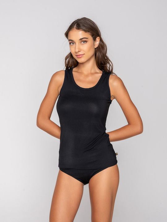 Women's Sleeveless T-Shirt Black