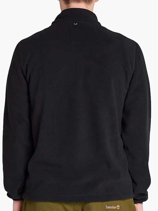 Men's Cardigan with Hood Black