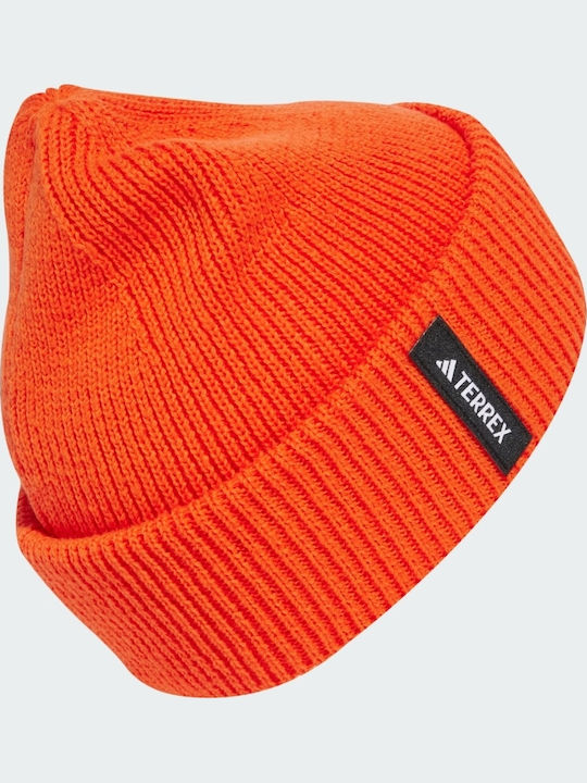 Terrex Beanie Unisex Σκούφος Πλεκτός σε Πορτοκαλί χρώμα