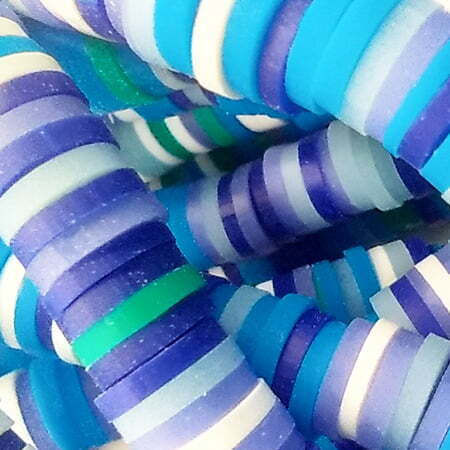 Multicolour Rubber Discs 6mm 370pcs 16-11