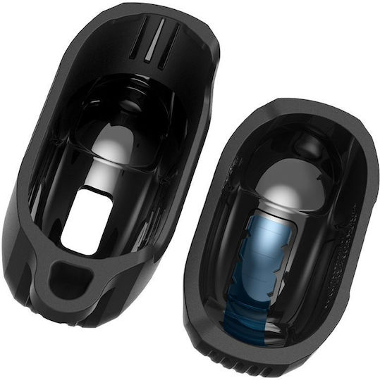 Spigen Rugged Armor Θήκη με Γάντζο σε Μαύρο χρώμα για Google Pixel Buds 2a