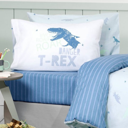 Nima Sheet Set Single Cotton Blue 170x255cm 3pcs