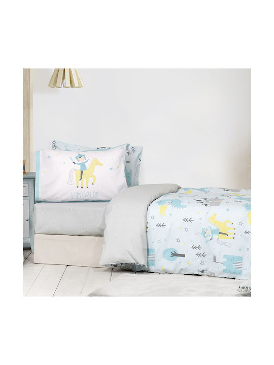 Nima Sheet Set Single Cotton Light Blue 170x255cm 3pcs