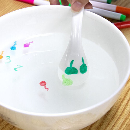 Magic Markers Water Drawing Set 11 Colors Ceramic Spoon