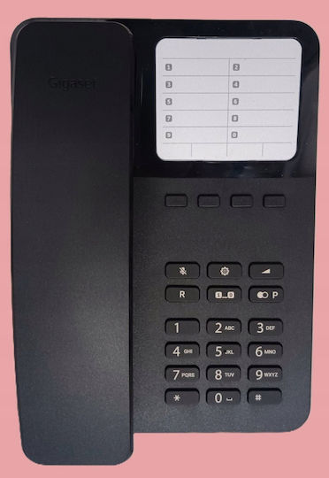 Gigaset Desk 400 Corded Phone Office Black S30054-H6538-B101