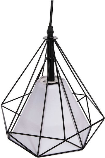 VenCore Pendant Light Black with Socket E27 25x25cm