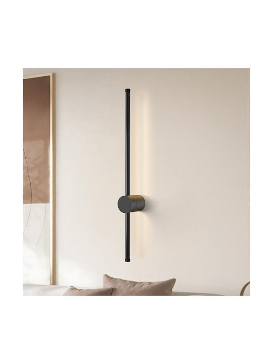 Pakketo Φωτιστικό Τοίχου LED Μαύρο 8x12x80εκ. Pakketo Φωτιστικό Τοίχου LED Μαύρο 8x12x80εκ.