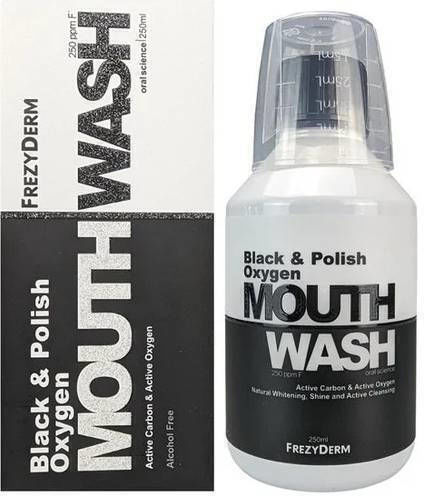 Frezyderm Black & Polish Oxygen Mouthwash