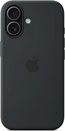 Apple Silicone Case with MagSafe Back Cover Silicone 1.8mm Black (iPhone 17)