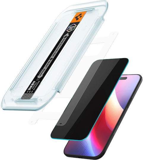 Spigen Glas.tr Ez Fit Pro Hd Privacy 2.5D 0.58mm Privacy Tempered Glass (iPhone Air)