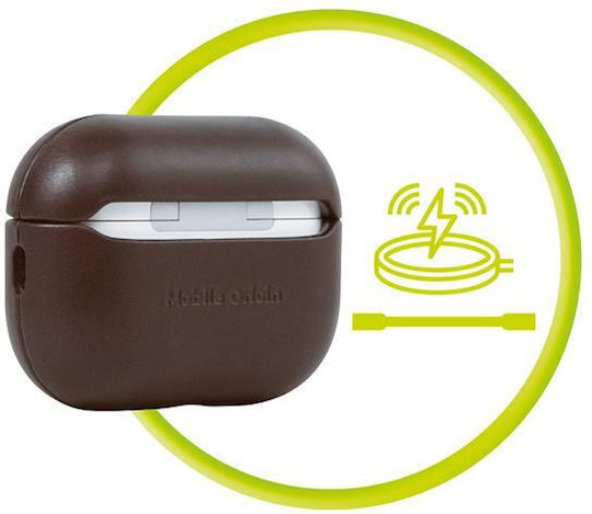 Mobile Origin Hülle Leder in Braun Farbe für Apple AirPods Pro 2
