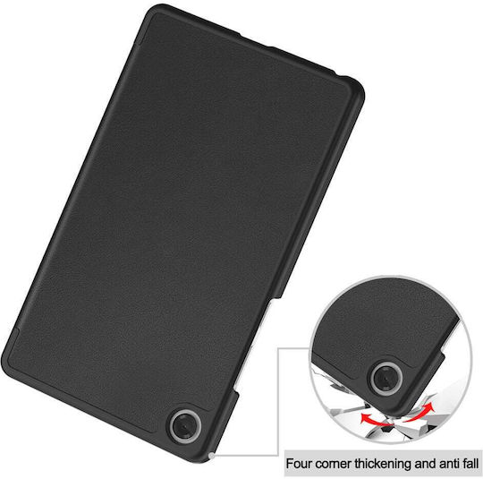 Techsuit Klappdeckel Schware (Lenovo Tab One 8.7)