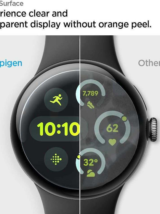 Spigen Eliteshield Ez Fit 2er Pack Google Pixel Watch 4/3 41mm Afl08524