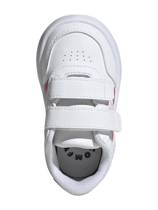 Breaknet 3.0 Cf Kinder Sneakers mit Klettverschluss Weiß