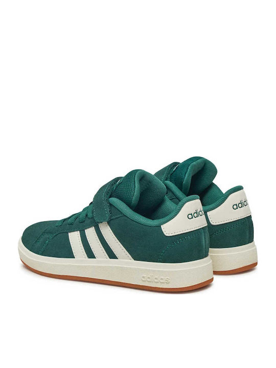 Grand Court 00s Kinder Sneakers mit Klettverschluss Grün